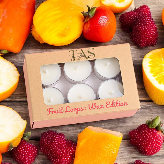 Fruit Loops: Wax Edition – Pack of 6 Soy Wax Candles in Polycarbonate Jars